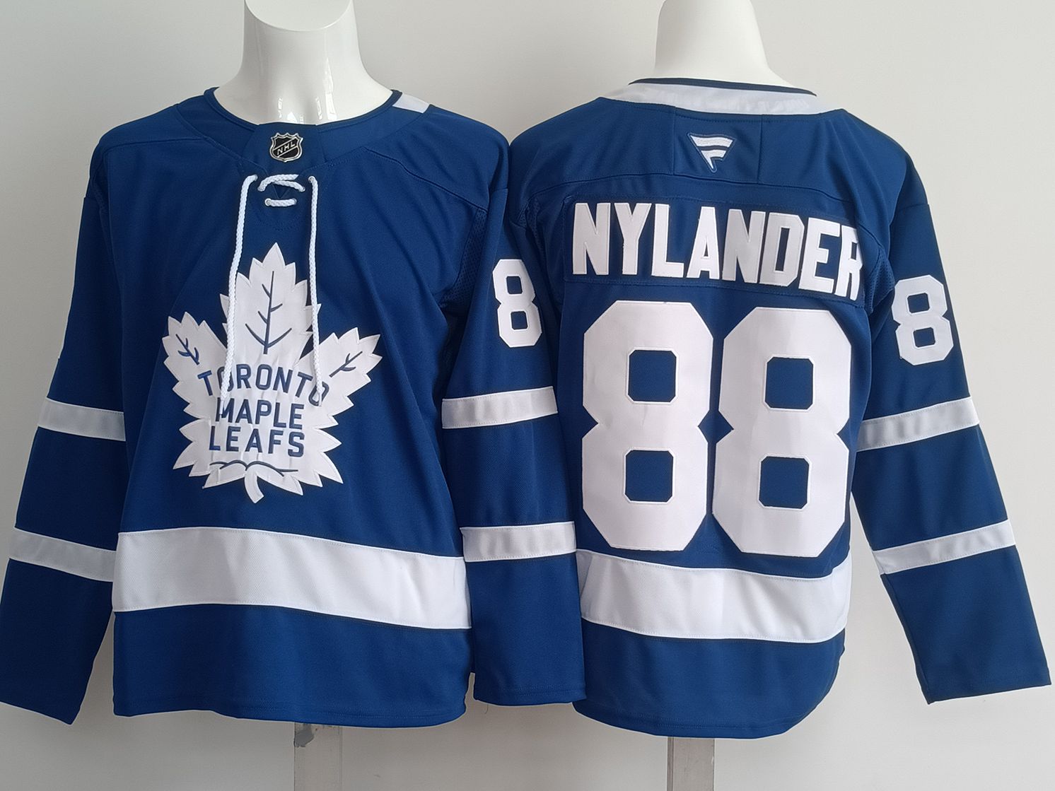 Men Toronto Maple Leafs #88 Nylander Blue 2025 Fanatics Home Premium NHL Jersey